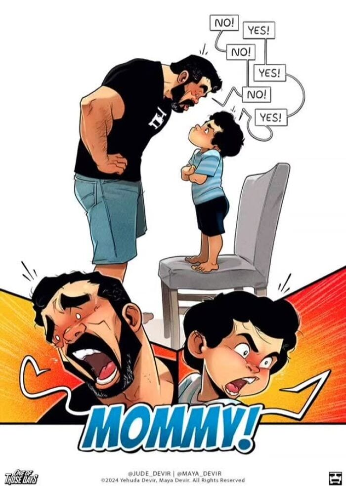 7-88 15 Funny and Relatable Comics by Yehuda and Maya Devir That Capture Parenthood Perfectly