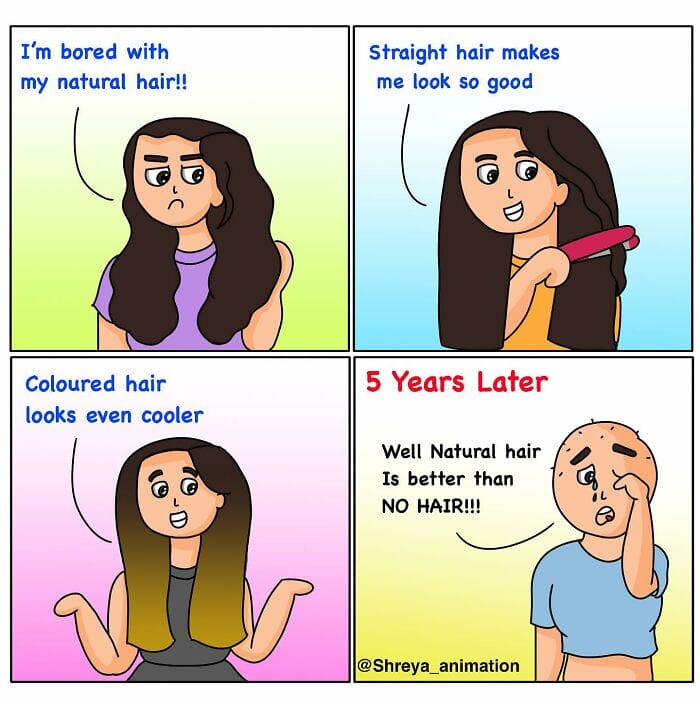 7-92 20 Funny Comics That Perfectly Capture Relatable Girl Moments by This Artist