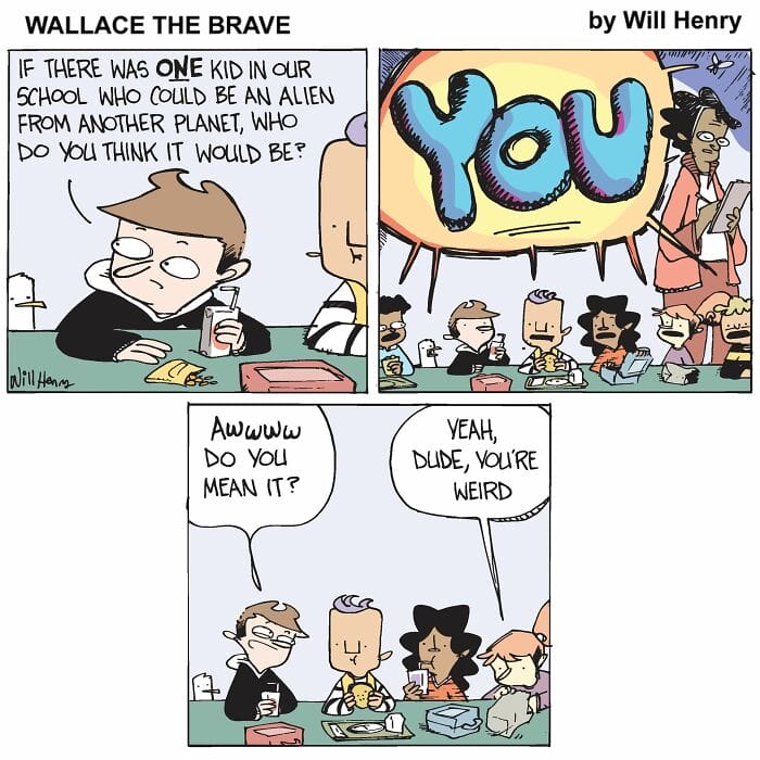 7-93 20 Hilarious 'Wallace the Brave' Comics That'll Make Your Day Better