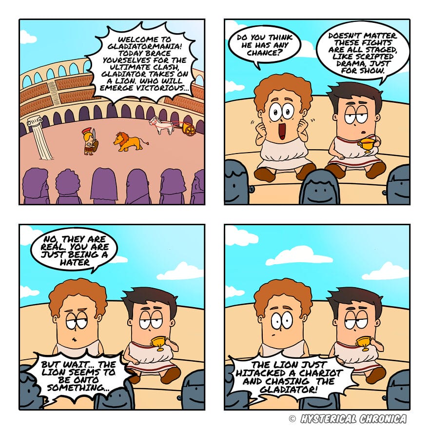 7-98 20 Comics That Put Historical Figures in Modern Day Predicaments