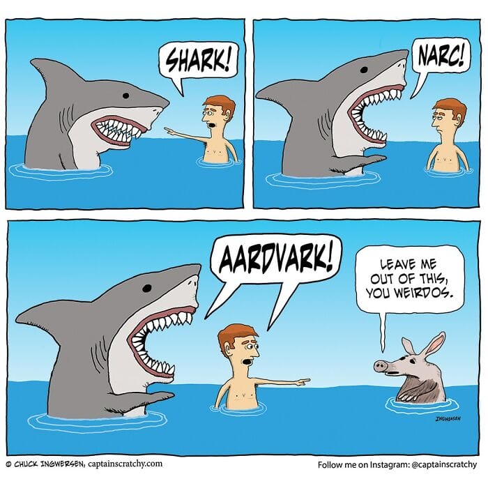 8-37 15+ Times Captain Scratchy use Animals in his Comics to make people laugh