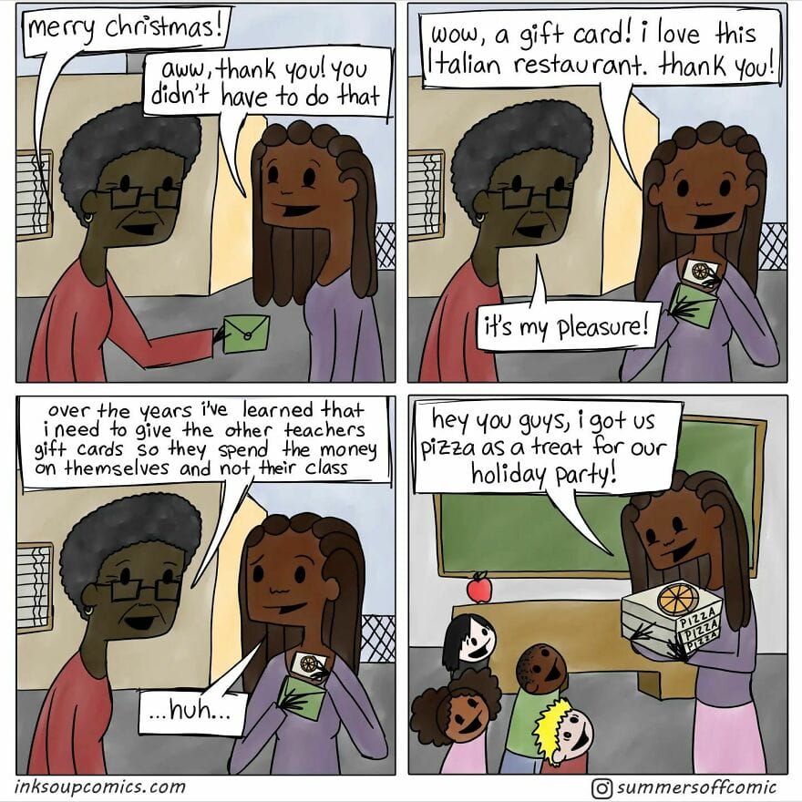 8-54 10+ Times This Artist Shows Struggles Faced by Teacher in Teaching Chidrens Through her Comics