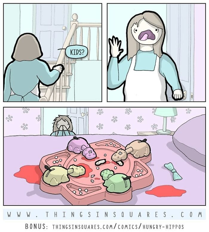 8-56 18+ Things in Squares Makes Absurd and Funny Comics That will make you Laugh