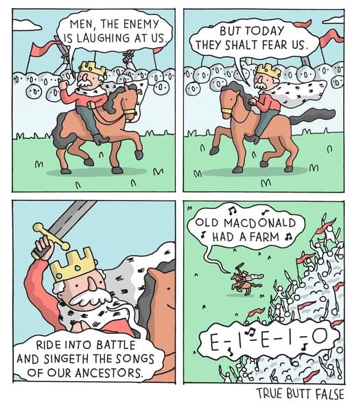 8-57 17+ Quirky and Funny Comics by the "True Butt False"