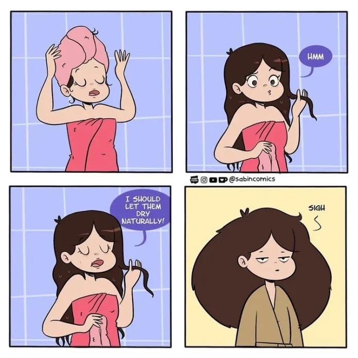 9-1 Here are 20 Hilarious Comics Based on Everyday Situations Faced by a Girl