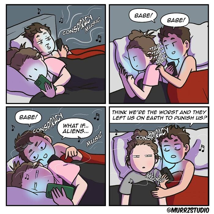 9-100 20 Funny and Relatable Comics That Show What Happens When You Get Too Comfortable in Your Relationship