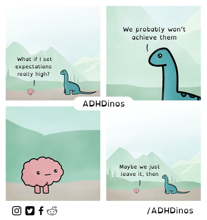9-101 20 Funny Comics That Highlight the Everyday Struggles of Living with ADHD (New Pics)