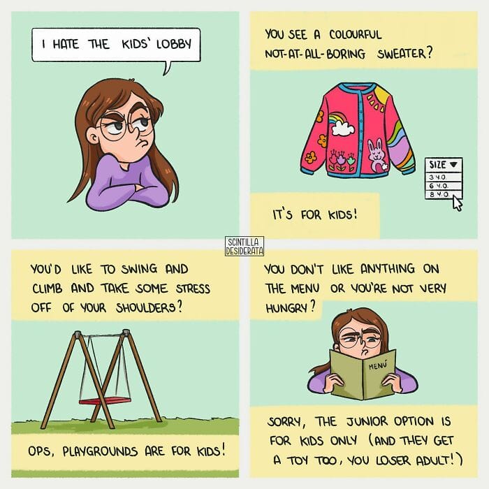 9-16 15+ Scintilla Desiderata Comics Perfectly Capture the Everyday Life of a Girl