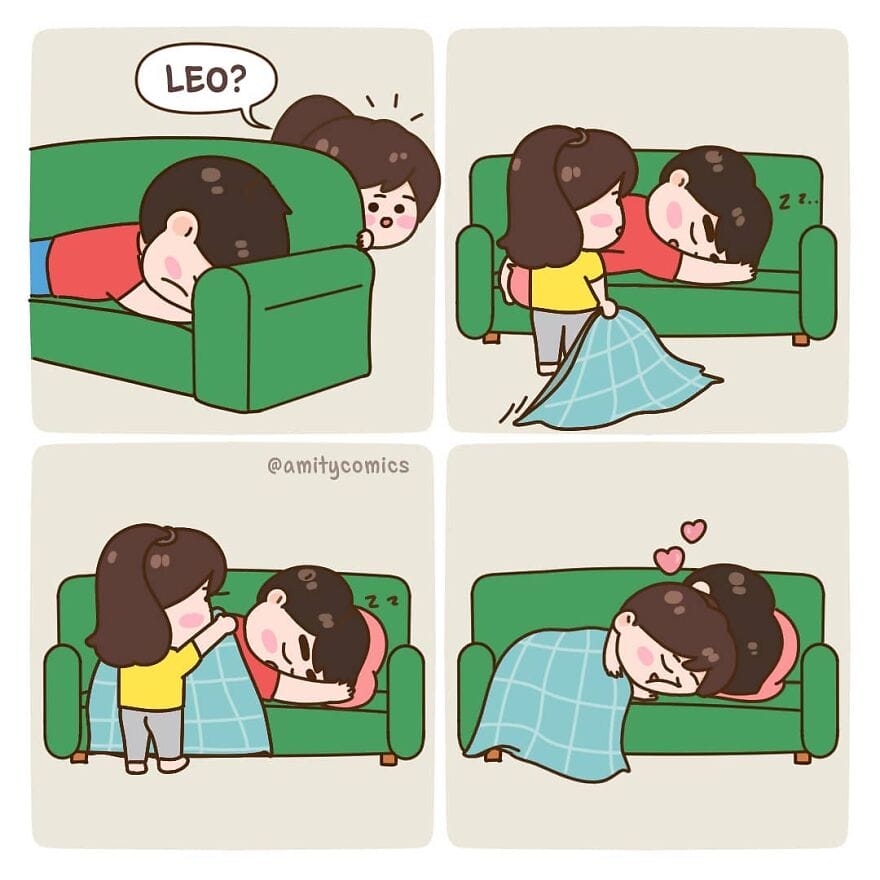 9-62 20 Amity Comics: A Couple Navigates the Everyday Challenges of Being in a Relationship