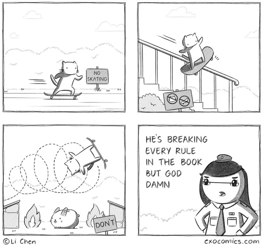 9-83 15 Relatable Comics for Anyone Who Has Ever Lived with a Partner or Had a Cat