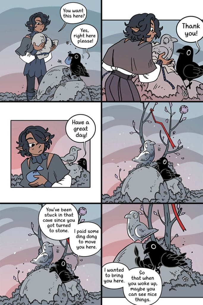 1-4-683x1024 20 Delightfully Whimsical Comics from Isabelle Melançon’s 'Crow Time