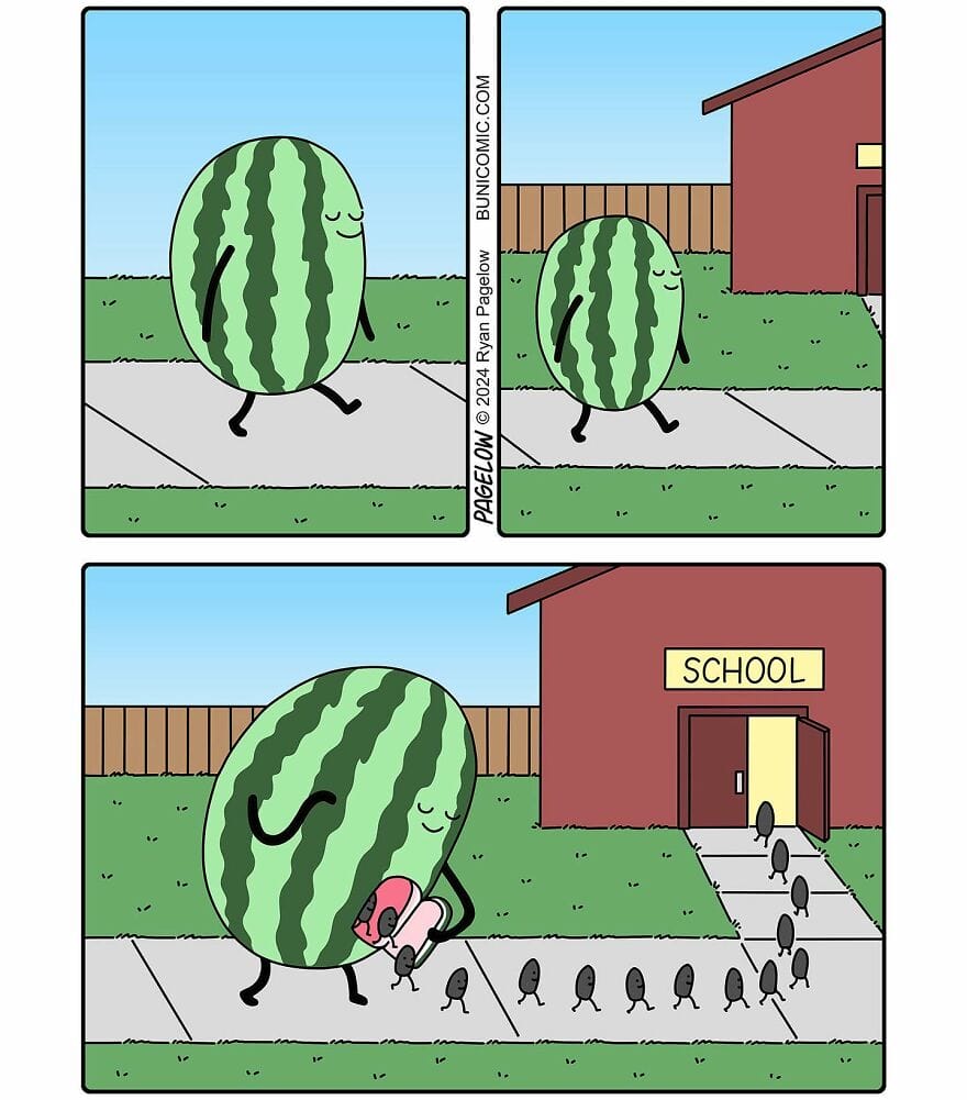 10-24 Artist Crafts Sweet Comics with Darkly Funny Endings (20 New Pics)