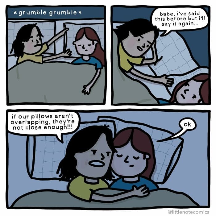 12-31 Artist Drops 20 New Cute and Relatable Comics Highlighting Relationship Quirks