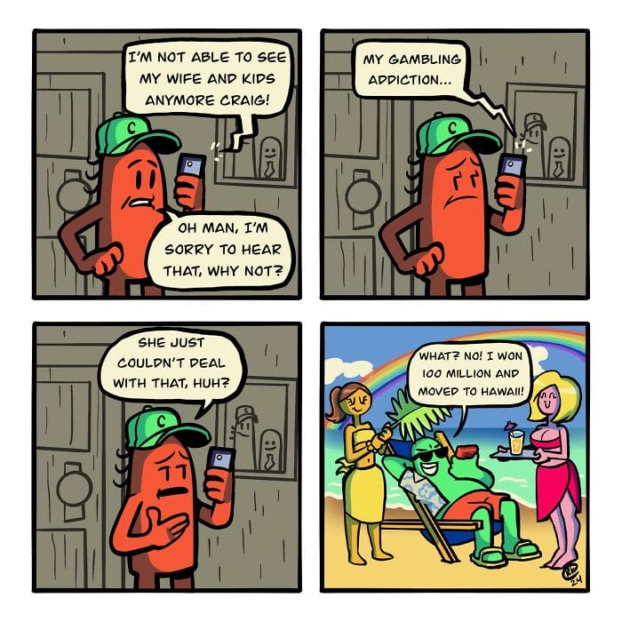 12-6 20 Dark Humor Comics by ‘All I See Is Beans’ That Will Keep You Laughing