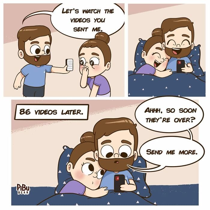 13-10 20 Relatable Comics That Capture The Ups And Downs Of Relationships, By Pibubear (New Pics)