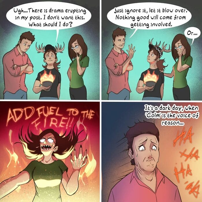 14-11 20 Dark Humor Comics With Shocking Twists By Colm Lavery (New Pics)