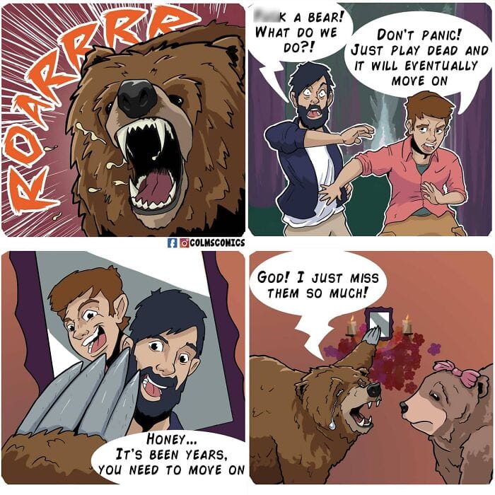 16-12 20 Dark Humor Comics With Shocking Twists By Colm Lavery (New Pics)