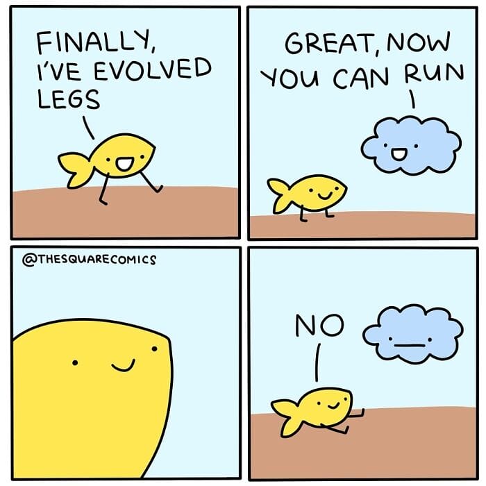 16-17 This Artist Creates Hilarious Comics with Dark Twists (20 New Pics)