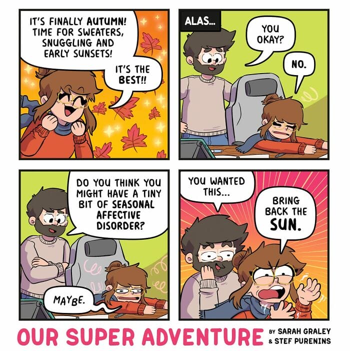 16-26 20 Hilariously Relatable Comics by Sarah Graley on Life With Her Husband and Four Cats (New Pics)