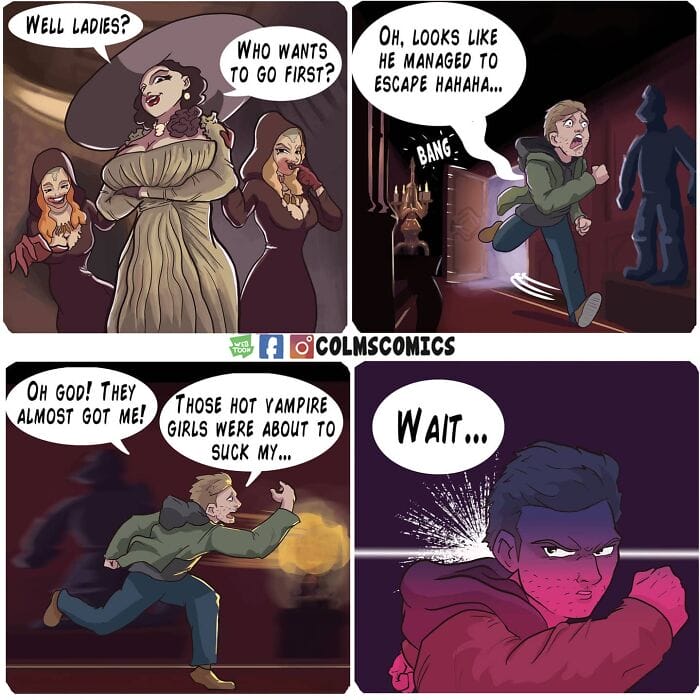 17-11 20 Dark Humor Comics With Shocking Twists By Colm Lavery (New Pics)