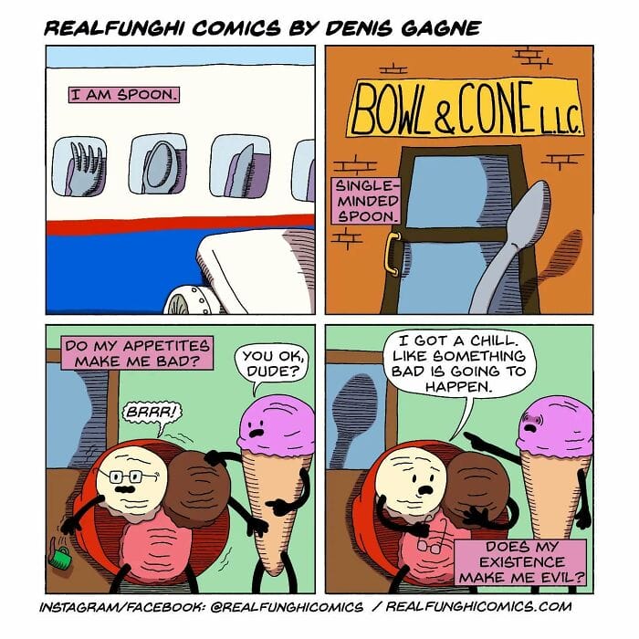 19-24 Artist Creates Hilariously Dark Comics With Unexpected Surprises (20 New Pics)