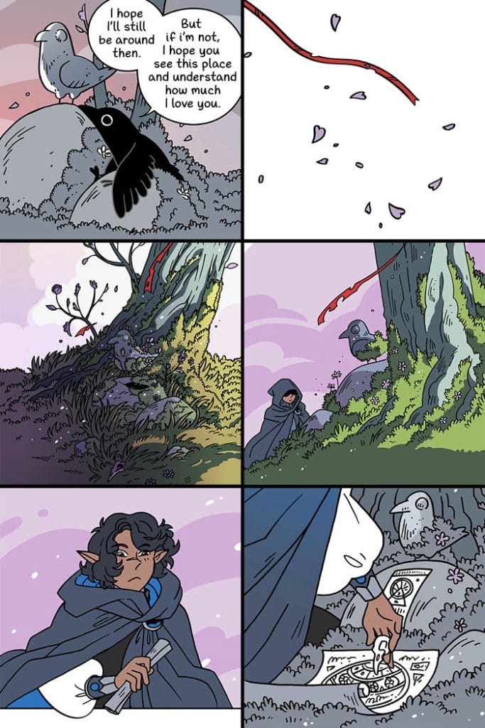 2-4-683x1024 20 Delightfully Whimsical Comics from Isabelle Melançon’s 'Crow Time