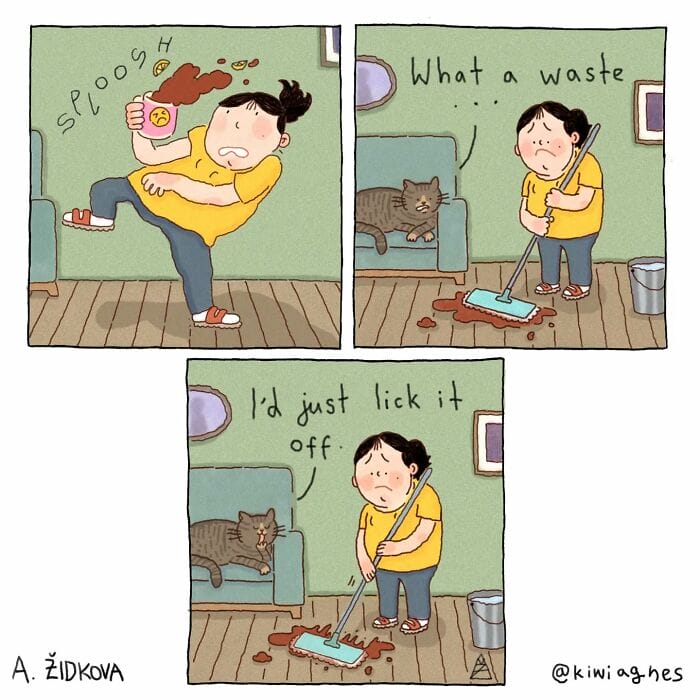 2-5 20 Hilarious and Slightly Dark Comics by This Talented Artist
