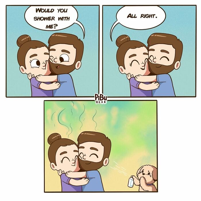 20-10 20 Relatable Comics That Capture The Ups And Downs Of Relationships, By Pibubear (New Pics)