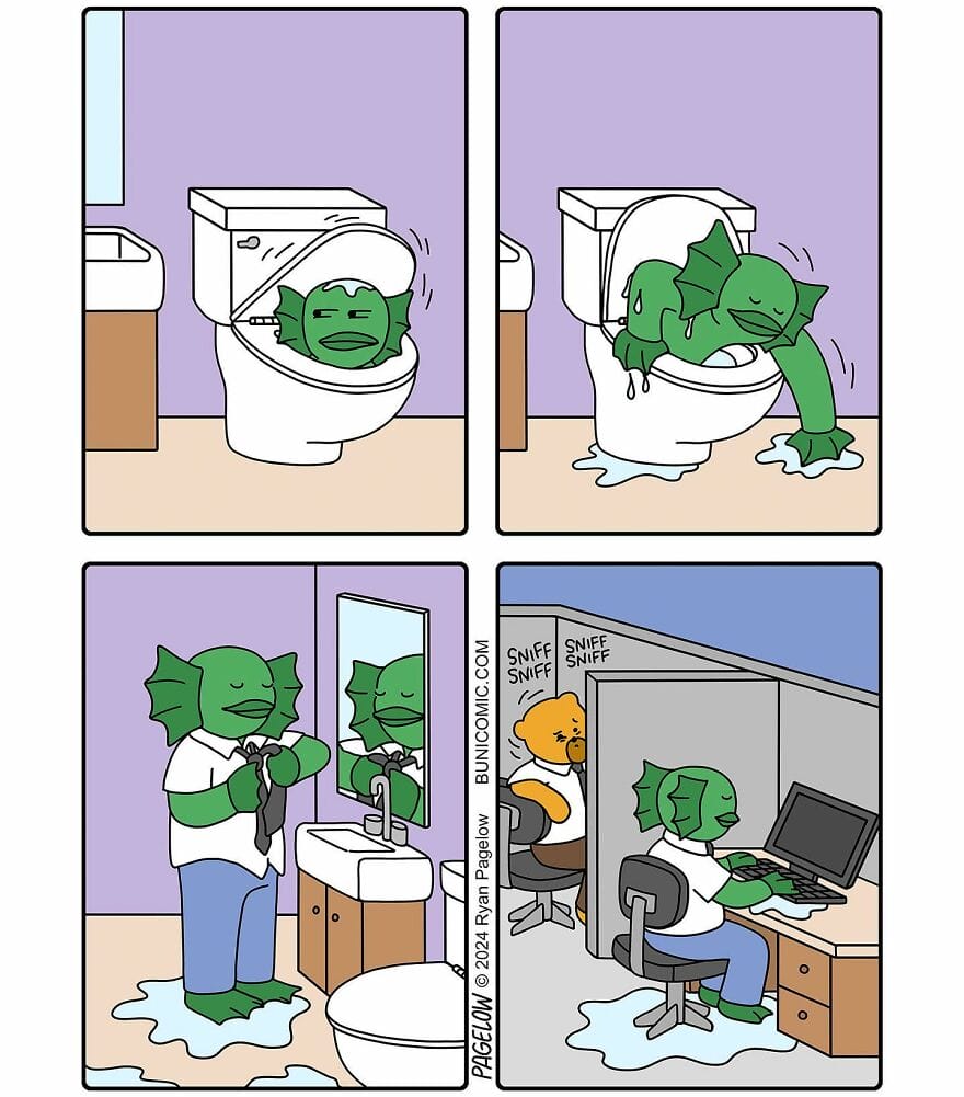 20-23 Artist Crafts Sweet Comics with Darkly Funny Endings (20 New Pics)