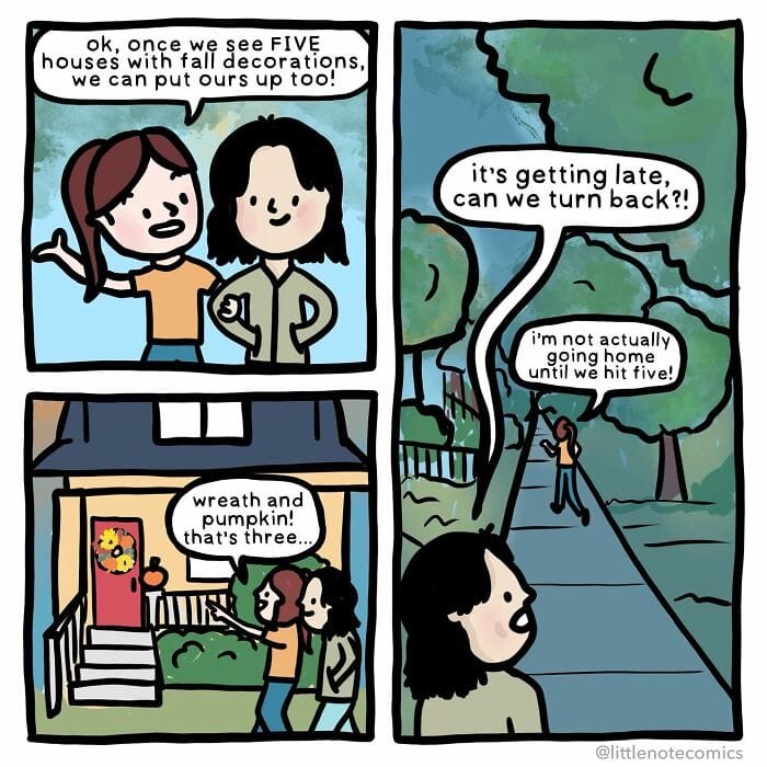 20-30 Artist Drops 20 New Cute and Relatable Comics Highlighting Relationship Quirks