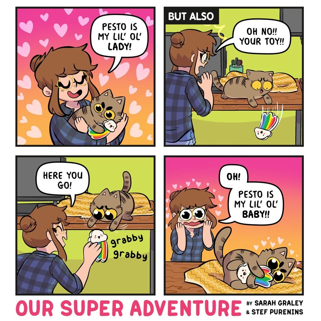 474322893_1158792158951100_2026561834286876672_n 20 Hilariously Relatable Comics by Sarah Graley on Life With Her Husband and Four Cats (New Pics)