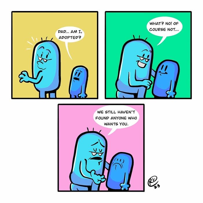 5-7 20 Dark Humor Comics by ‘All I See Is Beans’ That Will Keep You Laughing