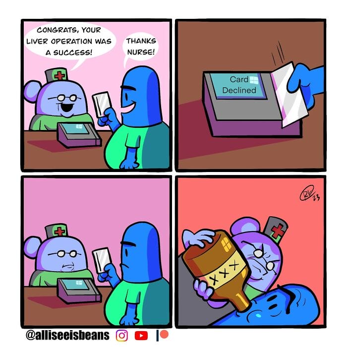 7-6 20 Dark Humor Comics by ‘All I See Is Beans’ That Will Keep You Laughing
