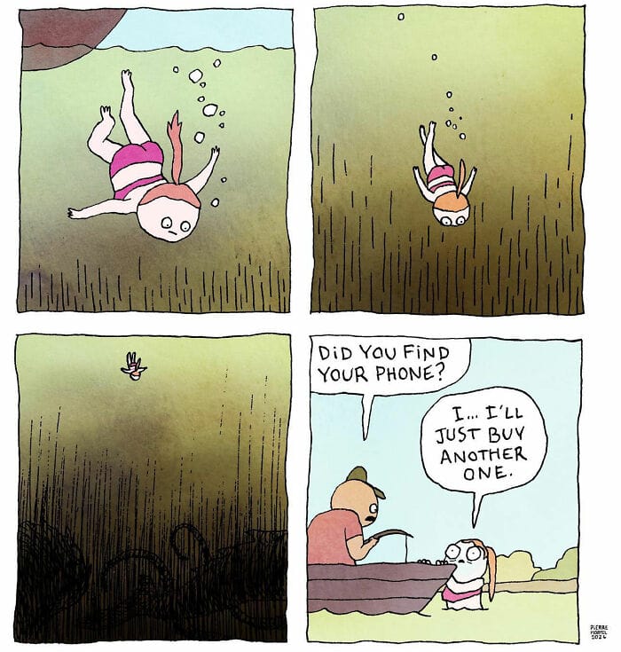 8-35 20 New Comics by Pierre Mortel Celebrating Life’s Absurdity