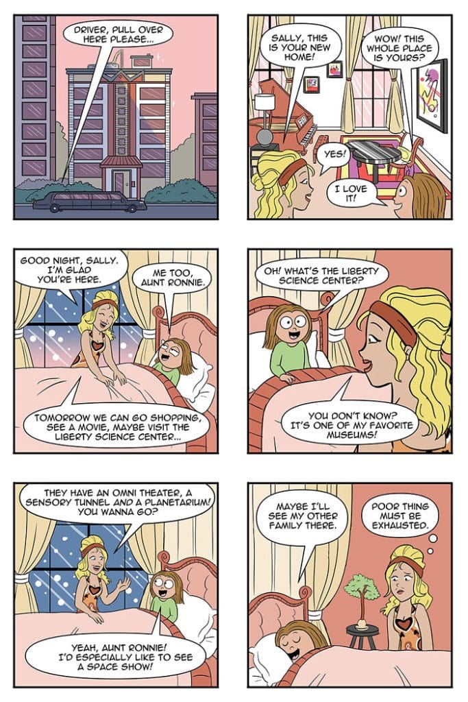 methefamilypet14-683x1024 Artist Explores Humorous Tale of Human Girl Adopted as Alien Pet (20 New Illustrations)