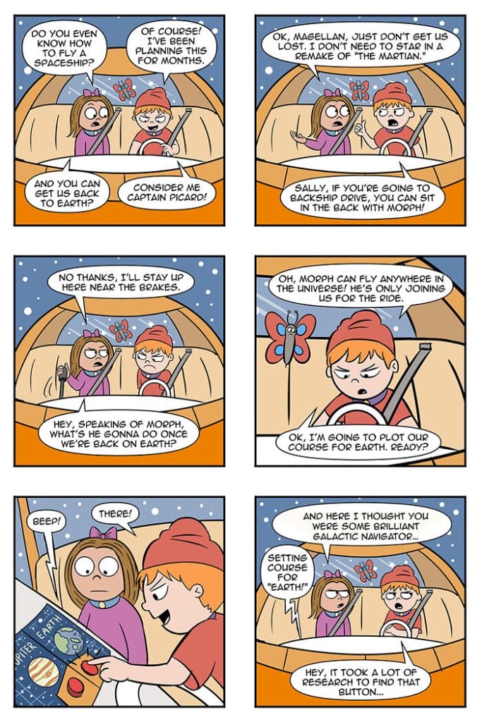 methefamilypet5-683x1024 Artist Explores Humorous Tale of Human Girl Adopted as Alien Pet (20 New Illustrations)