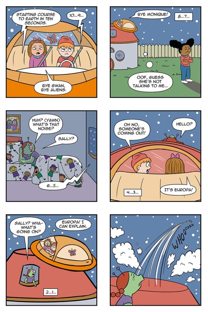 methefamilypet6-683x1024 Artist Explores Humorous Tale of Human Girl Adopted as Alien Pet (20 New Illustrations)