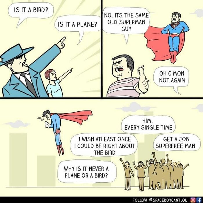 spaceboycantlol7 20 best Hilarious Superhero Comics with Twists: From Adorable to Darkly Funny (New Pics)