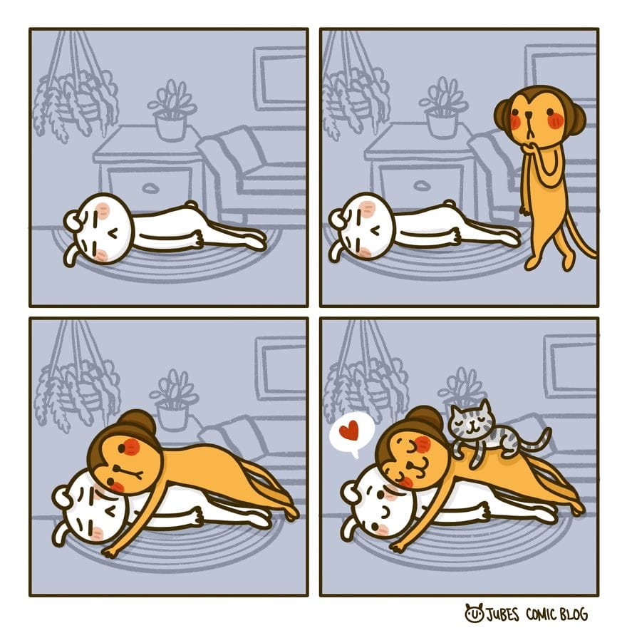 1-2 20 Hilarious Comics Illustrating My Quarantine Adventures With My Husband