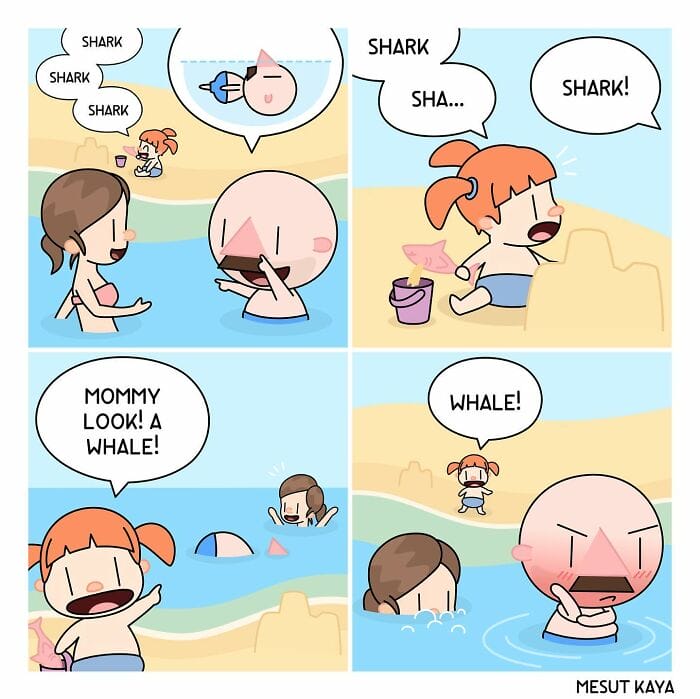 11-1 20 Hilarious Comics Depicting Awkward Life Moments With an Exaggerated Version of the Artist