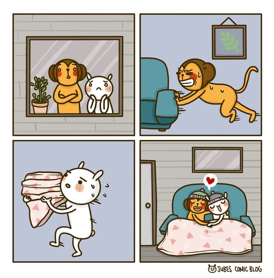 12-2 20 Hilarious Comics Illustrating My Quarantine Adventures With My Husband