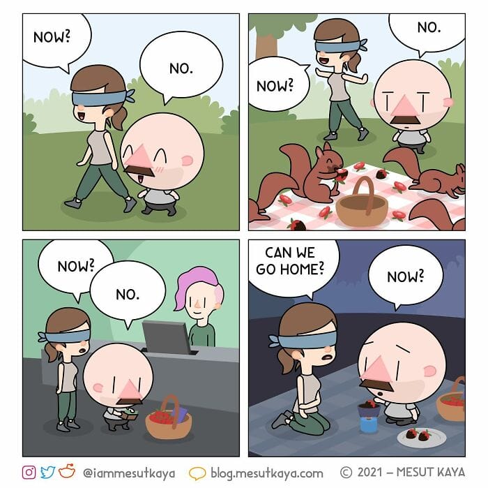 15-1 20 Hilarious Comics Depicting Awkward Life Moments With an Exaggerated Version of the Artist
