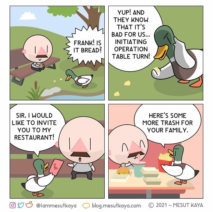 3-1 20 Hilarious Comics Depicting Awkward Life Moments With an Exaggerated Version of the Artist