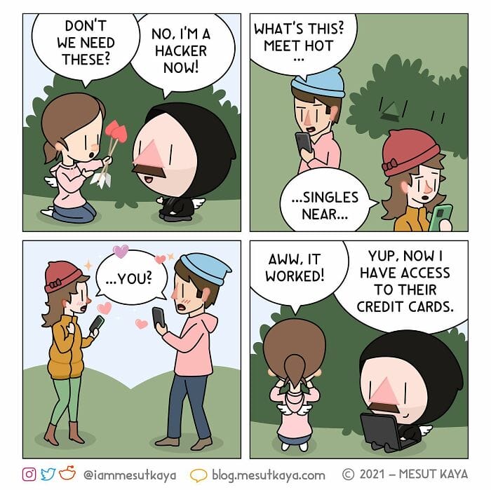 4-1 20 Hilarious Comics Depicting Awkward Life Moments With an Exaggerated Version of the Artist