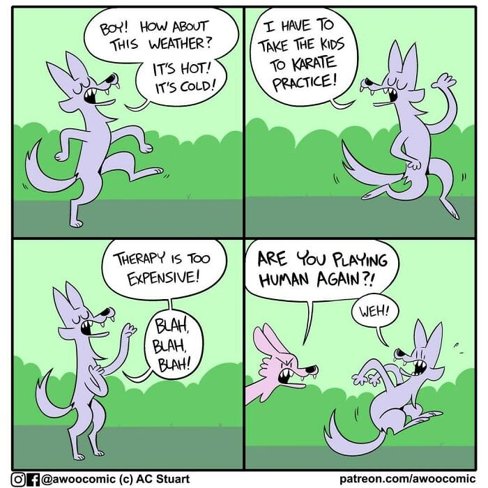4-11 20 Adorably Awoo Silly Comics About Woodland Wolves by This Artist