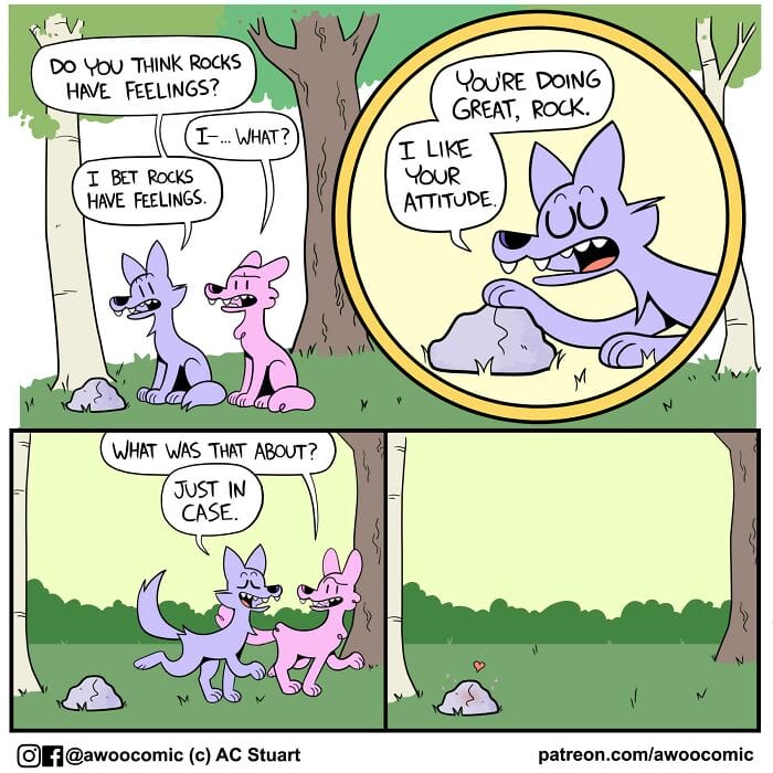 7-7 20 Adorably Awoo Silly Comics About Woodland Wolves by This Artist
