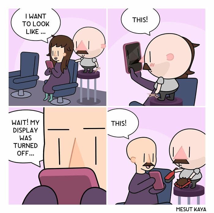 9-1 20 Hilarious Comics Depicting Awkward Life Moments With an Exaggerated Version of the Artist