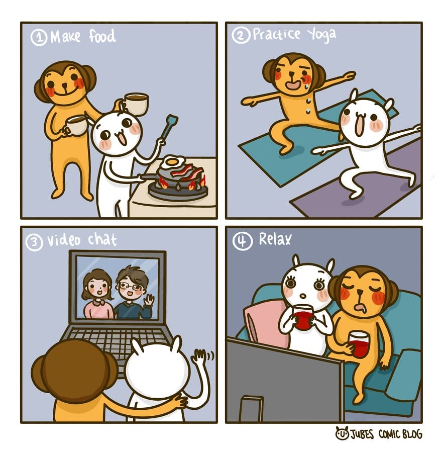 9-2 20 Hilarious Comics Illustrating My Quarantine Adventures With My Husband