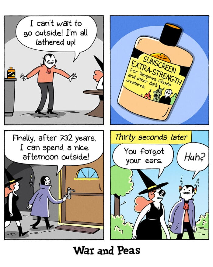 4-4 Top 10 War and Peas Comics Hilarious and Surreal Moments