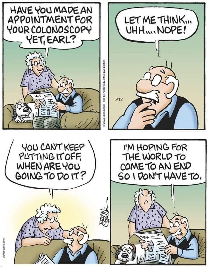 1-98 20 Hilarious and Relatable Humorous Aging Cartoons That Nail Senior Life